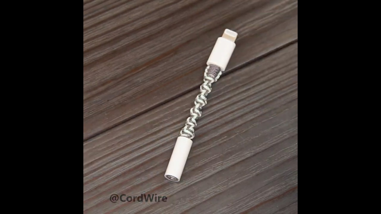 Lighting to 3,5 mm Jack adapter Glow in the Dark 