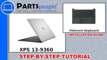 Dell XPS 13-9360 (P54G002) Palmrest Keyboard How-To Video Tutorial