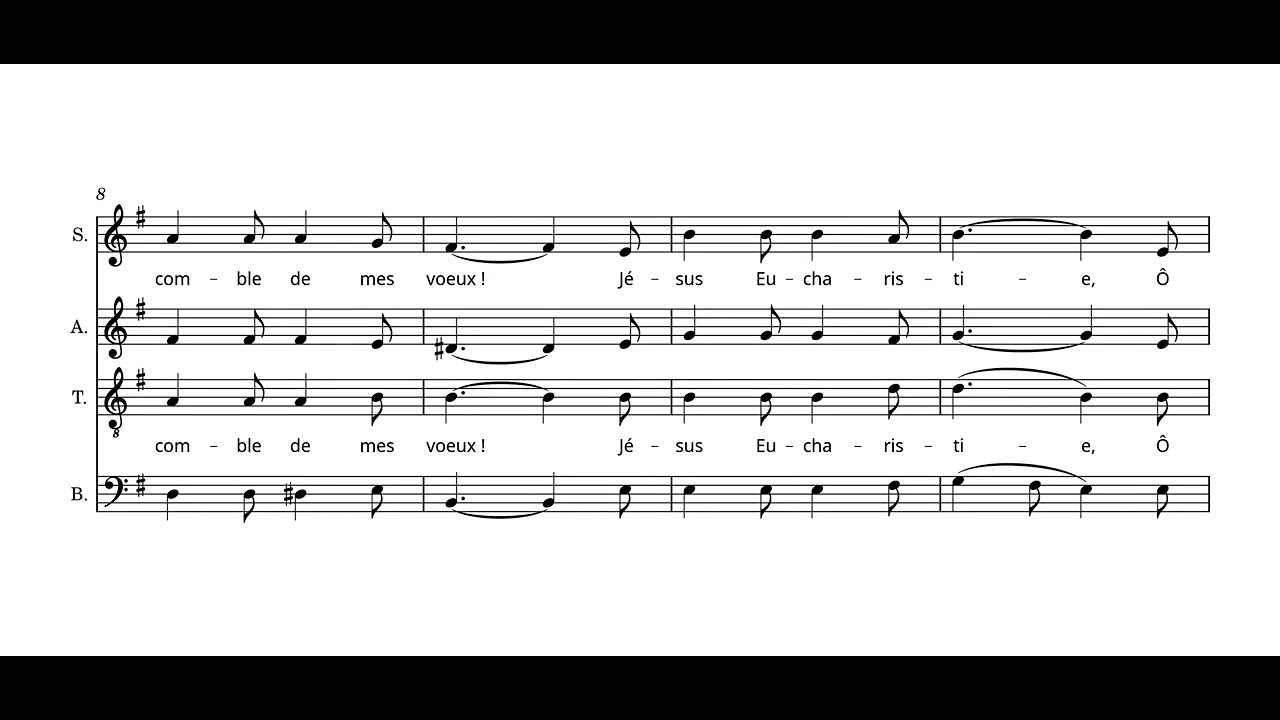 Vous êtes dans mon âme - Ténor - YouTube