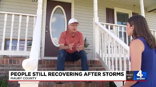 Maury County residents still recovering after tornado