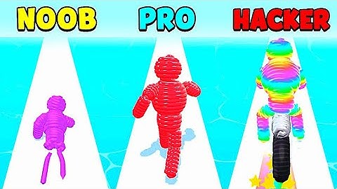 NOOB PRO vs HACKER | in Rope Man | with Oggy  , Jack , Boob plays Rope Man 😋😋