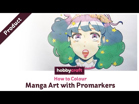 How to Colour Manga Art with Promarkers | Hobbycraft
