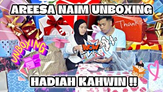 UNBOXING HADIAH KAHWIN! DAPAT HADIAH PELIK?!