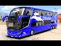 Autobús Chihuahuenses Marcopolo Paradiso G7 MP 180MX doble piso! Montañas y curvas México ATS