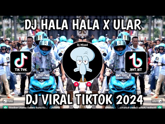 DJ HALA HALA X ULAR BREAKBEAT VIRAL TIKTOK DJ YANG LAGI VIRAL TIKTOK 2024 class=
