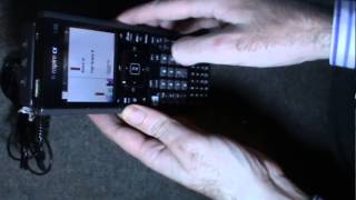 Tetris controlled by accelerometer in Lua on TI-Nspire CX CAS