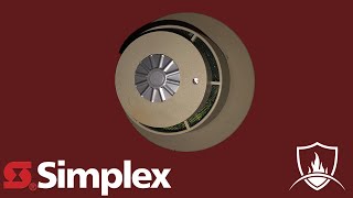Simplex 2098-9604 Smoke & Heat Detector Fire Alarm Test