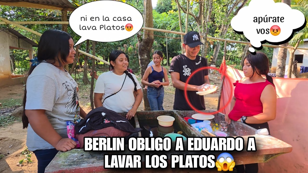 EDUARDO Lavo Todos Los Platos Frente A Su Hermana‼️YOLA Le Pel0 La Car4 A EDUARDO Frente A Todos😱