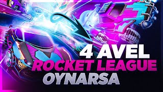 4 TANE AVEL ROCKET LEAGUE OYNARSA ! Rocket League Yeni Sezon