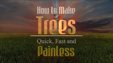 Blender - Making Trees Quick - (Sapling Add-on)