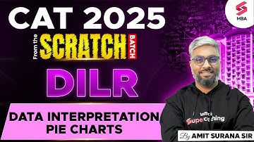 CAT 2025 Preparation | CAT DILR Preparation | CAT Data Interpretation Pie Charts | Amit Surana
