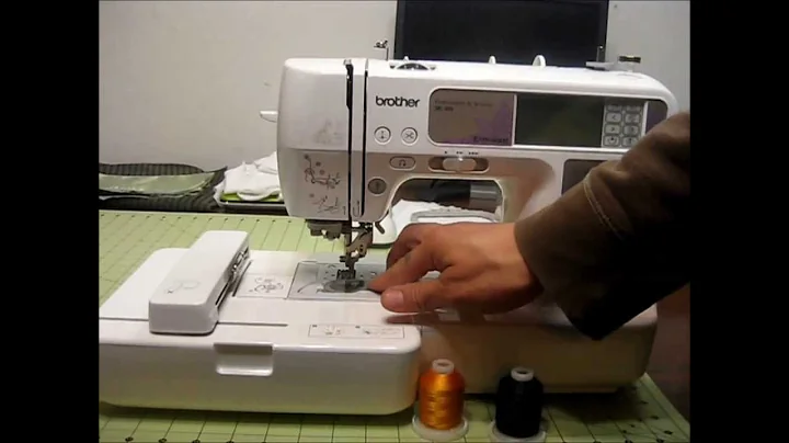 Good Look- Embroidery set up on the Brother SE400 Embroidery and Sewing Machine (beginner)