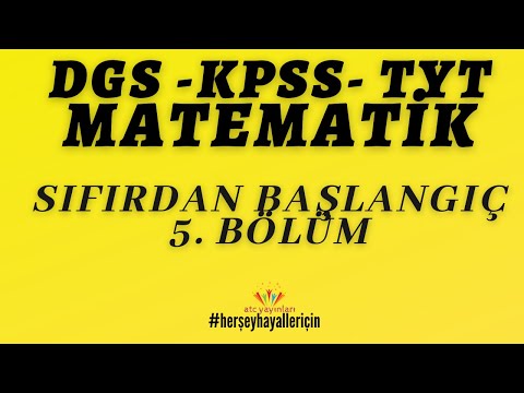 SIFIRDAN ZİRVEYE MATEMATİK 5.  VİDEO