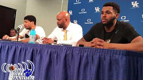 Jordan Barnett, Kevin Puryear and Cuonzo Martin  post Kentucky