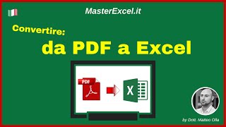 MasterExcel.it - convertire PDF in Excel: 4 modi per convertire un file da PDF a Excel gratis screenshot 2