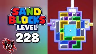 Sand Blocks Drop Puzzle Level 228 Game Walkthrough