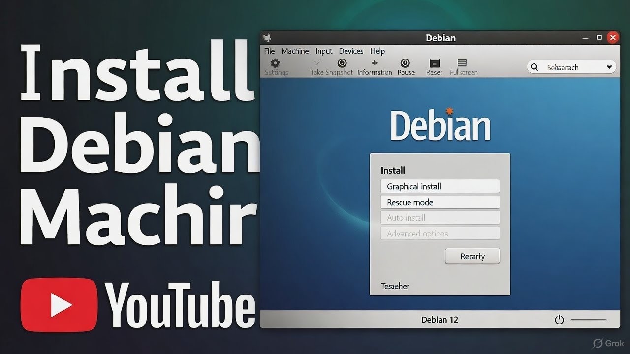 Установка Debian Linux в VirtualBox — полный гайд для начинающих - YouTube