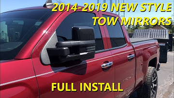 Power Fold Tow Mirror Install: 2014-2019 GM Trucks (Silverado and Sierra)