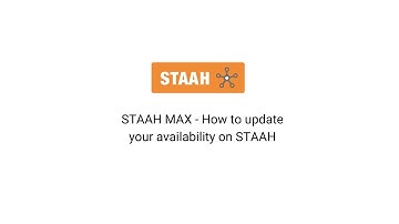 STAAH MAX How to update your Availability on STAAH