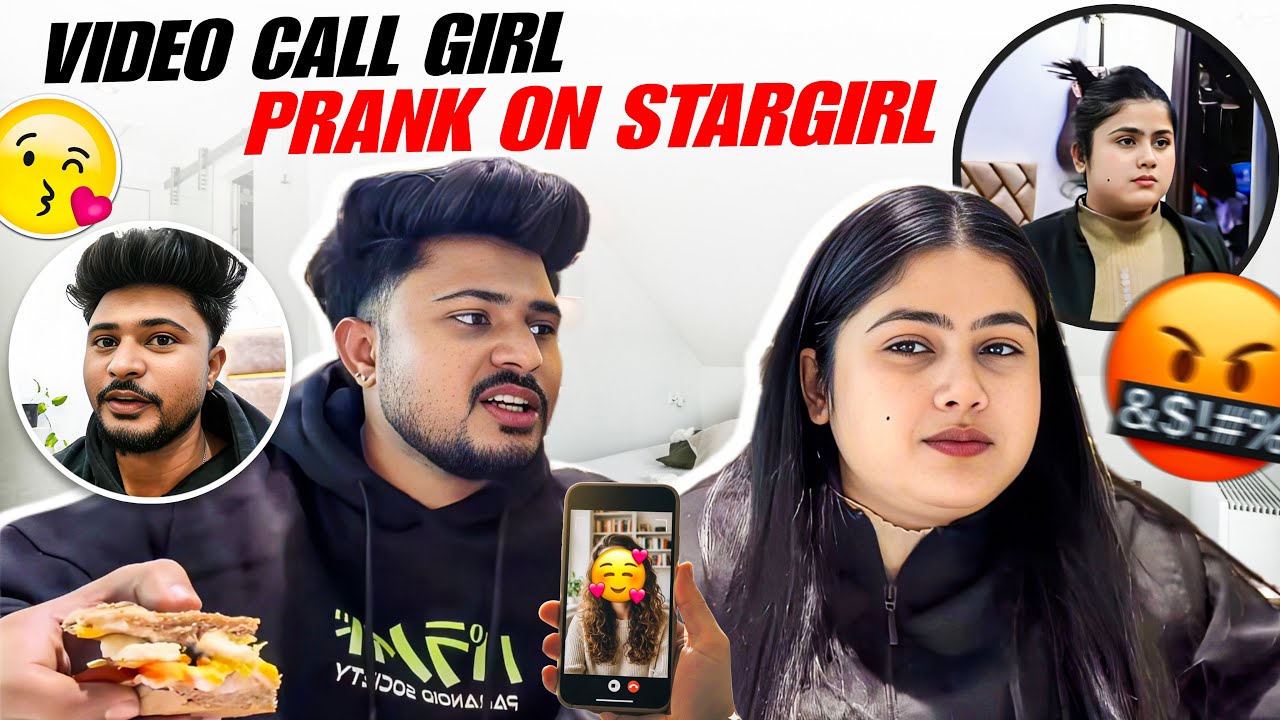 Video Call Wali Ladki Prank on Stargirl 😱 | Bhut Gussa Hogyi!