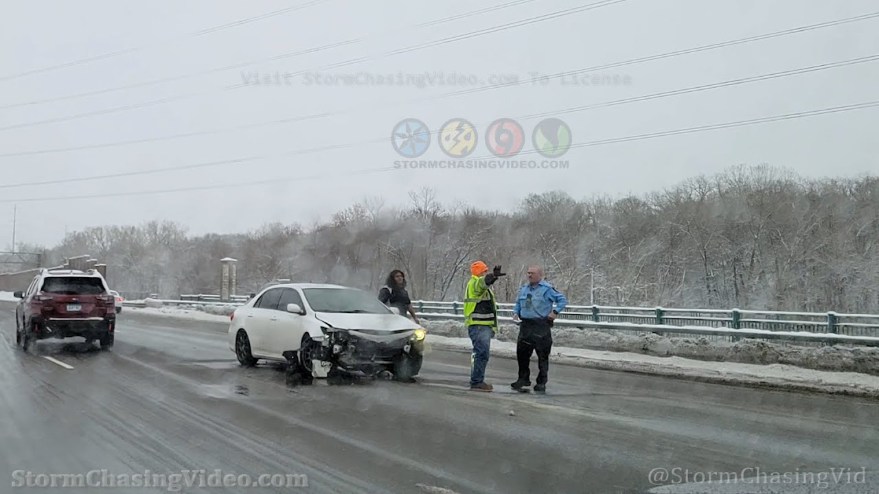 Car Accidents And Bad Roads, Winter Storm Warning Minneapolis North Metro