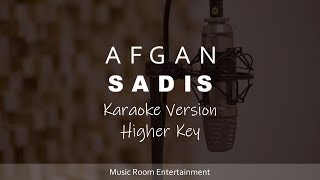 Afgan - Sadis (Higher Key) Karaoke Version