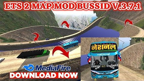 Ets2 Offroad Hills Map mod in bus simulator Indonesia impossible drive this map mod