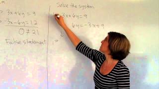 Systems of Linear Equations special cases