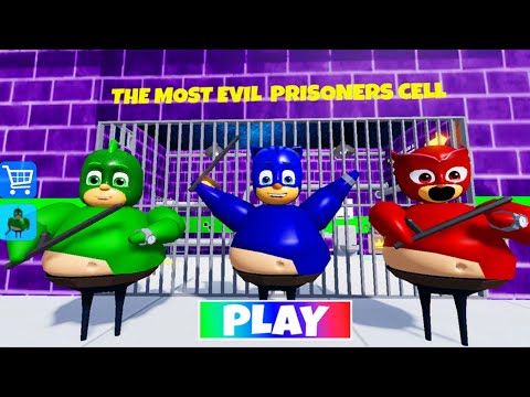 قناع بيجاماس للهروب من سجن باري أوبي Roblox Rainbowfriends