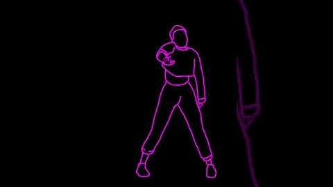 rotoscope animation #shorts #btspermissiontodance #procreate