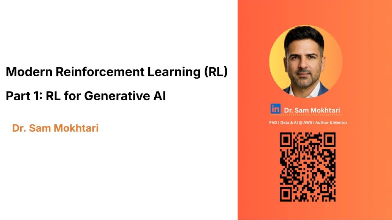 Modern Reinforcement Learning (RL), Part 1: How RL Powers Generative AI