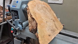 Woodturning  I never expected firewood to look and smell this good !!
