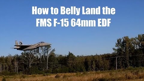FMS F15 Easy Belly Landing Technique