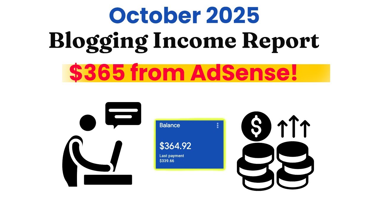 My Blog Adsnese Income in October 2025