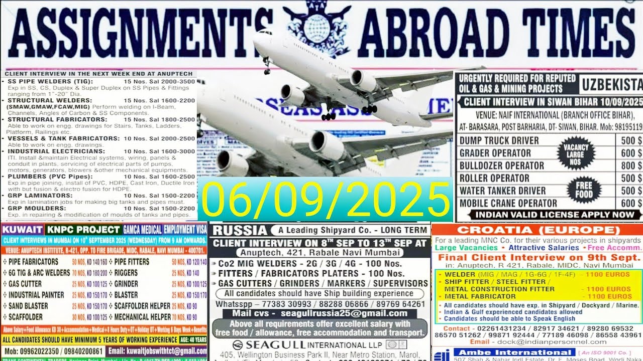 Assignment abroad time today newspaper | 