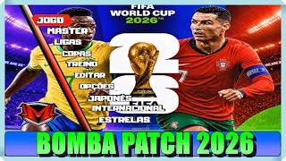 BOMBA PATCH 2026 PS2 BRASILEIRÃO A,B,C CAMERAS DE PS5 VARIAS NARRAÇÕES SUPER RECOMENDADO TOP DEMAIS!