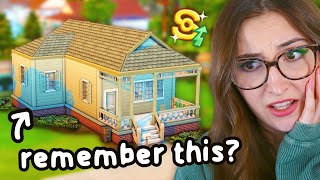 i fixed this FUNKY starter home in the sims 4