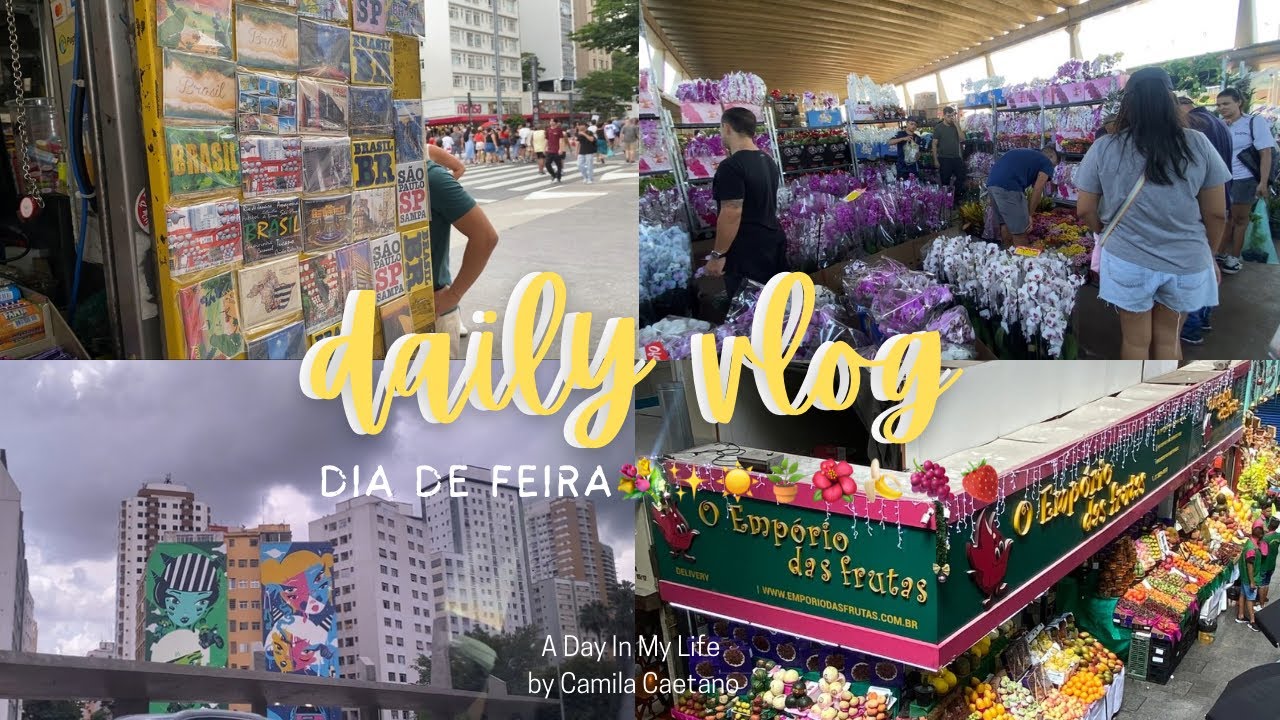 VLOG #1 : DIA DE FEIRA!!!!!🍓✨🍇🪴🤍