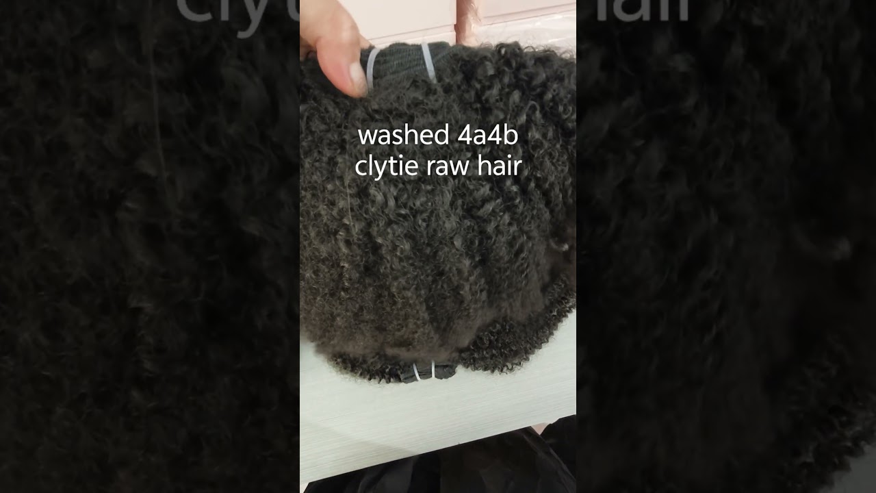 4a4b washed  clytie hair factory one donor hair All our hair could lift to 