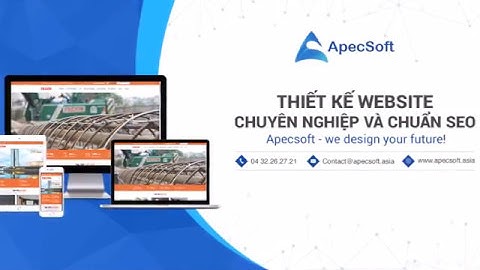 Dịch vụ thiết kế website chuẩn SEO và chuyên nghiệp - Apecsoft