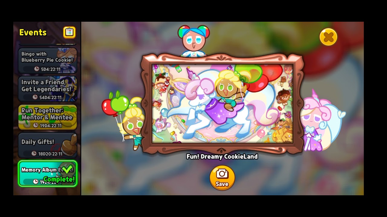 (Cookie Run OvenBreak) - Memory Album Event