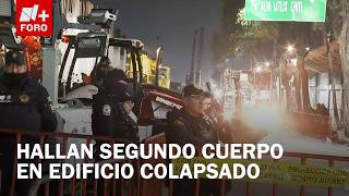 Recuperan Segundo Cuerpo En Edificio Colapsado En San Antonio Abad, Cdmx