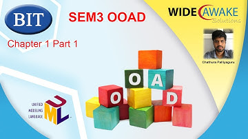 BIT SEM3 OOAD - Chapter 1 Part 1 - System Concepts for Object Modelling