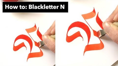 How to: Blackletter 