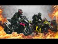 Bmw s1000rr vs zx10r   finally 299 kmph achieved  ayushverma