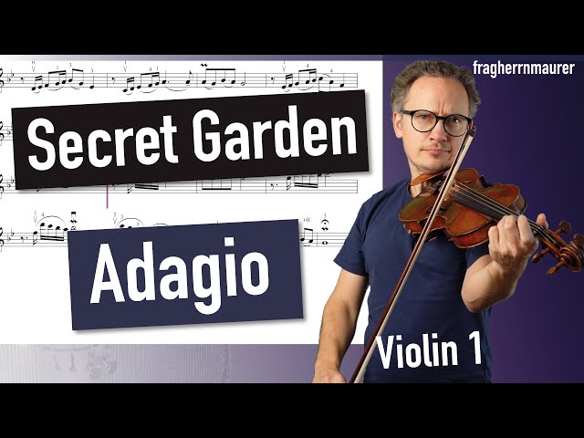 Secret Garden Adagio Violin 1 Arr