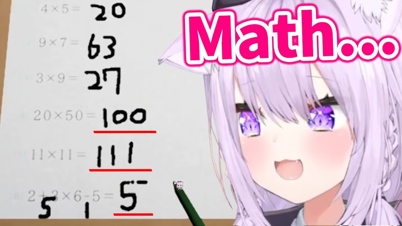 Horror game leads to Okayu exposing how bad she is at math【Hololive/Eng sub】