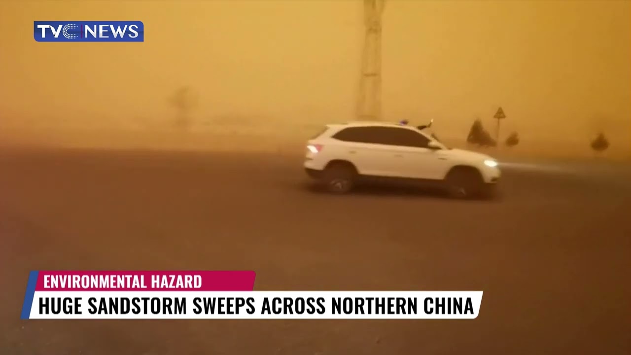 Huge Sandstorm Sweeps Across Northern China