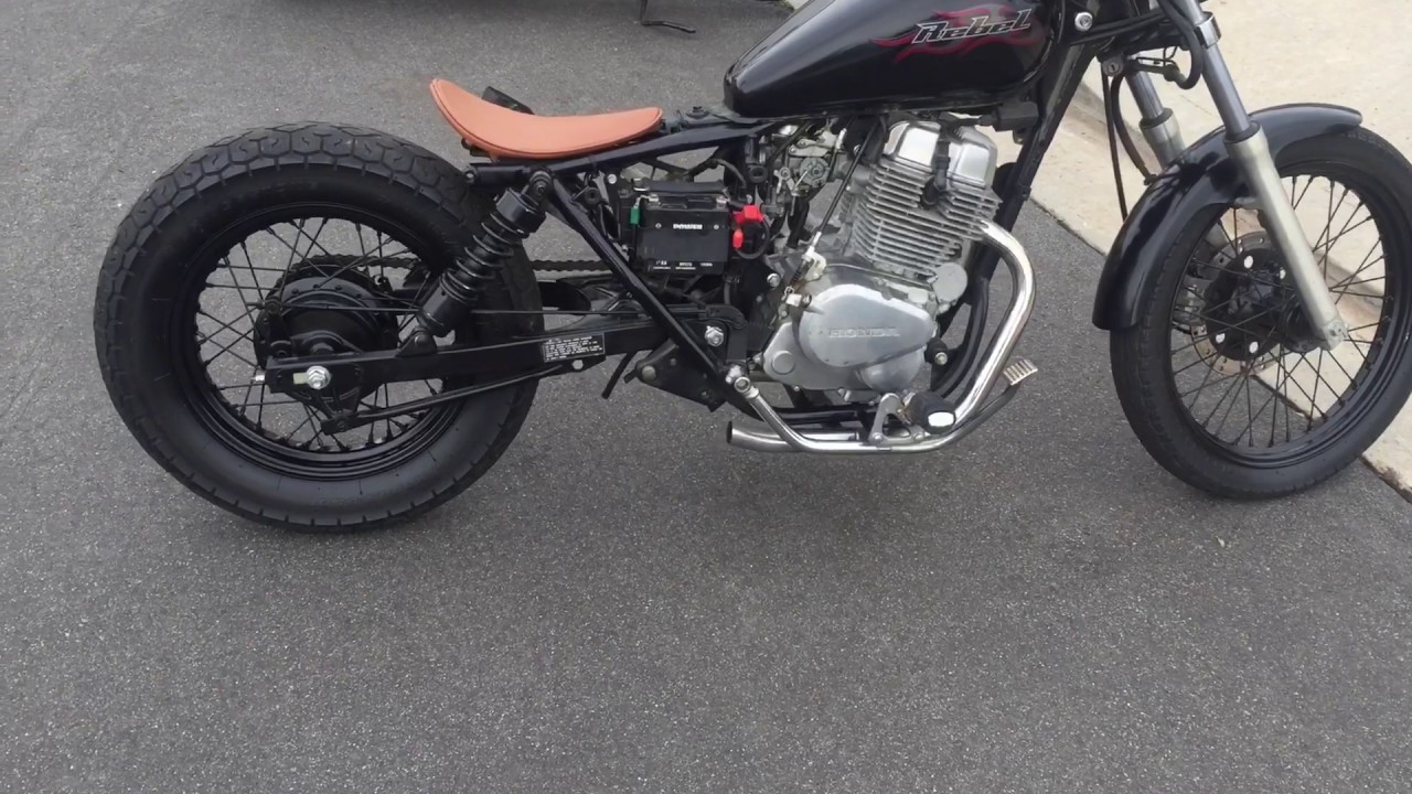 Honda Rebel Bobber - YouTube