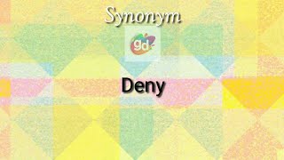 Deny Synonym with Meaning||Telugu Meaning||Googul Dictionary#denysynonym